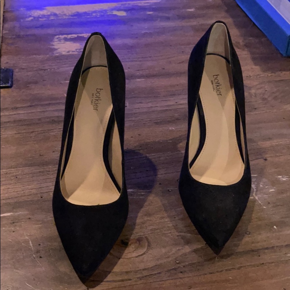 Botkier black suede pumps